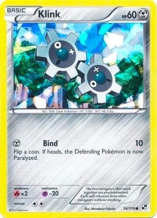 Klink - 74/114 (Cracked Ice Holo)