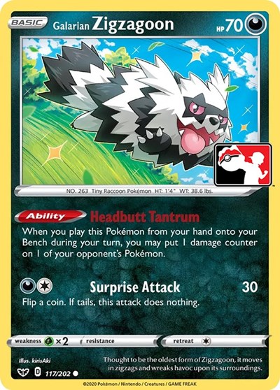 Galarian Zigzagoon - 117/202