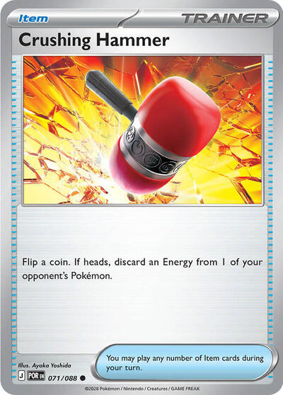 Crushing Hammer - ME03: Perfect Order Pokémon spoiler