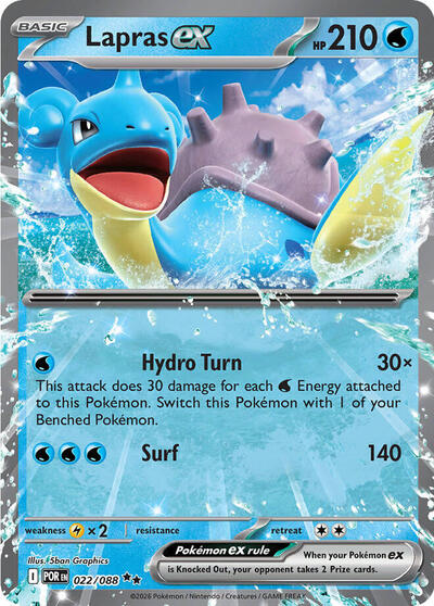 Lapras ex - ME03: Perfect Order Pokémon spoiler