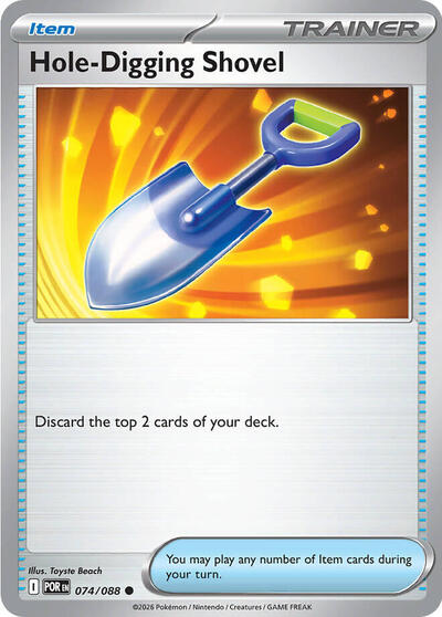 Hole-Digging Shovel - ME03: Perfect Order Pokémon spoiler