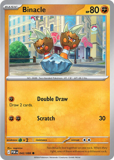 Binacle - ME03: Perfect Order Pokémon spoiler
