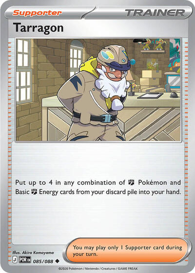 Tarragon - 085/088 - ME03: Perfect Order Pokémon spoiler