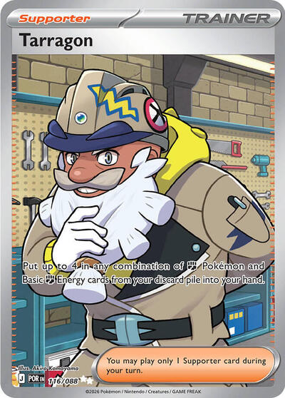 Tarragon - 116/088 - ME03: Perfect Order Pokémon spoiler