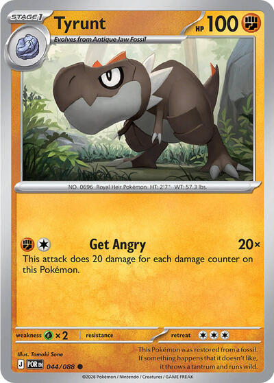 Tyrunt - ME03: Perfect Order Pokémon spoiler