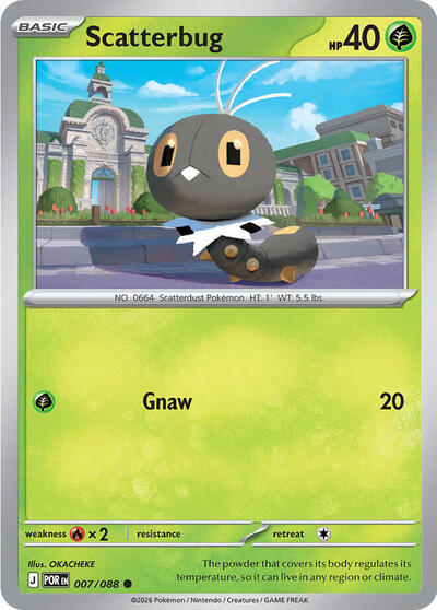 Scatterbug - ME03: Perfect Order Pokémon spoiler