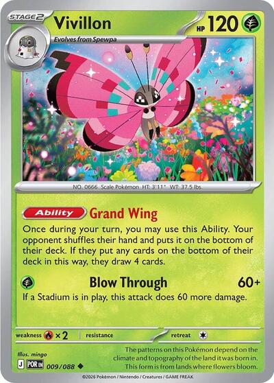 Vivillon - ME03: Perfect Order Pokémon spoiler