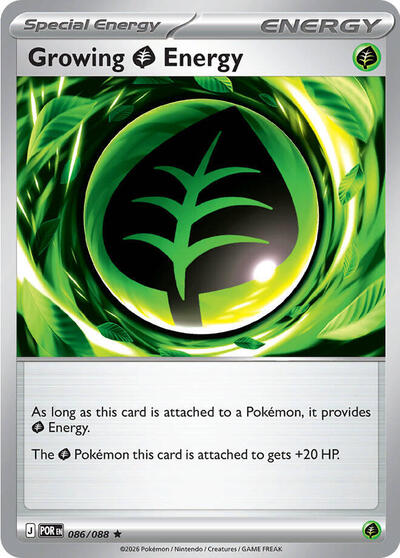 Growing Grass Energy - ME03: Perfect Order Pokémon spoiler