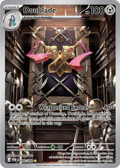 Doublade - 098/088 - ME03: Perfect Order Pokémon spoiler