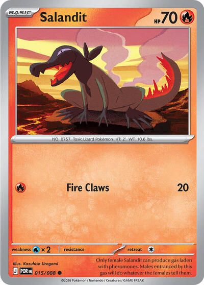 Salandit - ME03: Perfect Order Pokémon spoiler