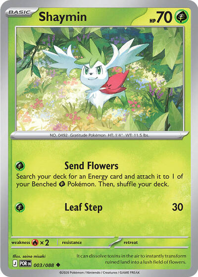 Shaymin - ME03: Perfect Order Pokémon spoiler