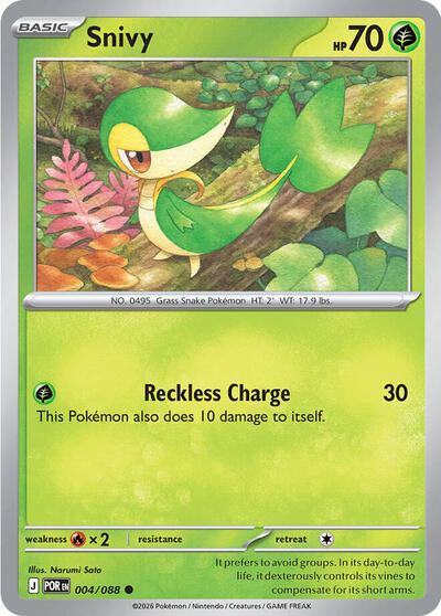Snivy - ME03: Perfect Order Pokémon spoiler