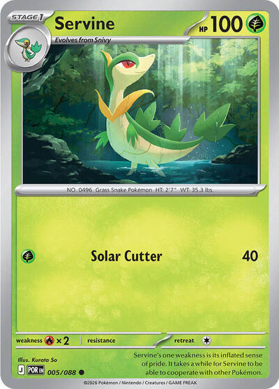 Servine - ME03: Perfect Order Pokémon spoiler