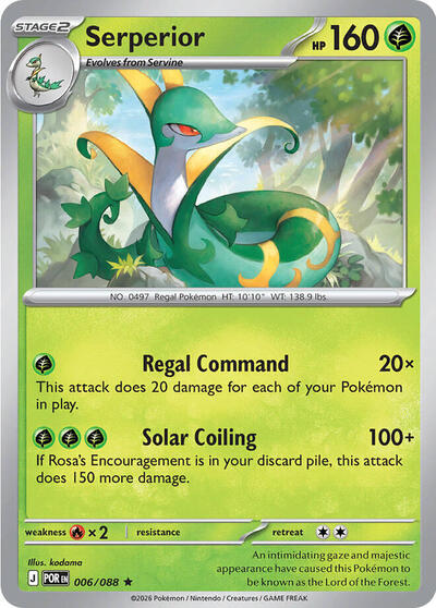 Serperior - ME03: Perfect Order Pokémon spoiler