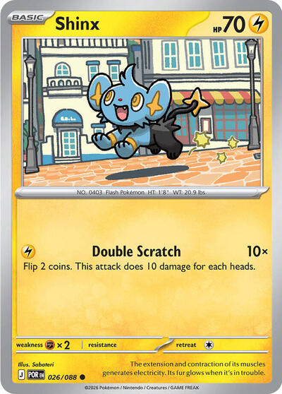 Shinx - ME03: Perfect Order Pokémon spoiler