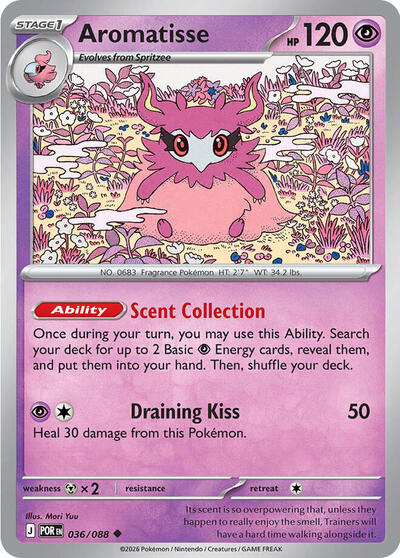 Aromatisse - ME03: Perfect Order Pokémon spoiler