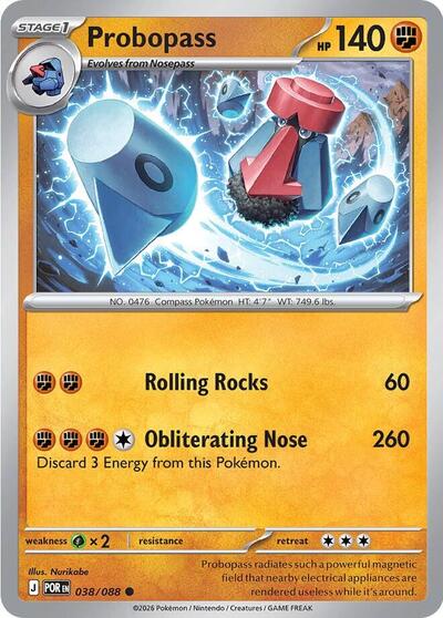 Probopass - 038/088 - ME03: Perfect Order Pokémon spoiler