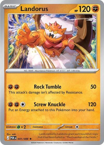 Landorus - ME03: Perfect Order Pokémon spoiler