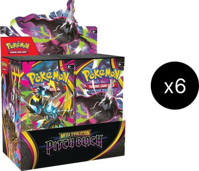 Pitch Black Booster Box Case - ME05: Pitch Black Pokémon spoiler