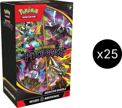 Pitch Black Booster Bundle Case - ME05: Pitch Black Pokémon spoiler
