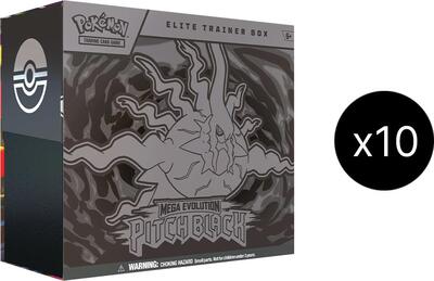 Pitch Black Elite Trainer Box Case - ME05: Pitch Black Pokémon spoiler