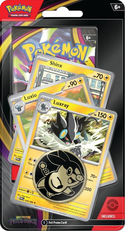 Pitch Black Premium Checklane Blister [Luxray Line] - ME05: Pitch Black Pokémon spoiler