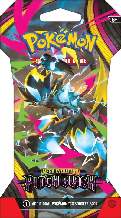Pitch Black Sleeved Booster Pack - ME05: Pitch Black Pokémon spoiler