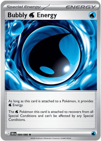 Bubbly W Energy - ME04: Chaos Rising Pokémon spoiler