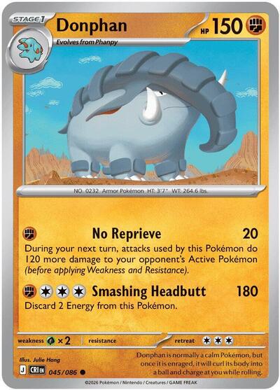 Donphan - ME04: Chaos Rising Pokémon spoiler