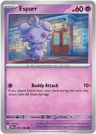 Espurr - ME04: Chaos Rising Pokémon spoiler