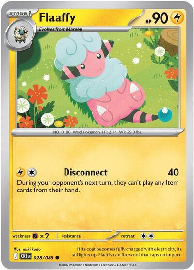 Flaaffy - ME04: Chaos Rising Pokémon spoiler