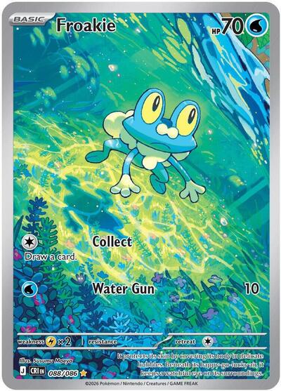 Froakie - 088/086 - ME04: Chaos Rising Pokémon spoiler