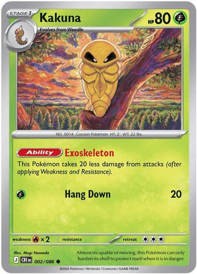 Kakuna - ME04: Chaos Rising Pokémon spoiler