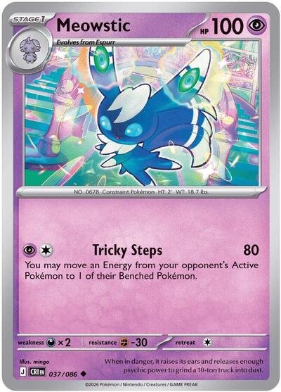 Meowstic - ME04: Chaos Rising Pokémon spoiler