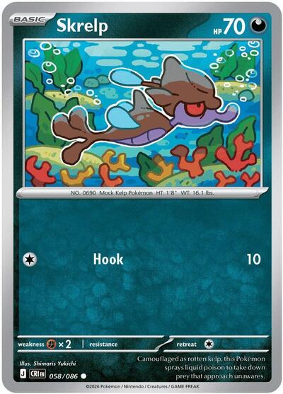Skrelp - ME04: Chaos Rising Pokémon spoiler