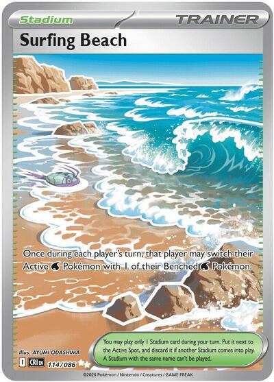 Surfing Beach - ME04: Chaos Rising Pokémon spoiler