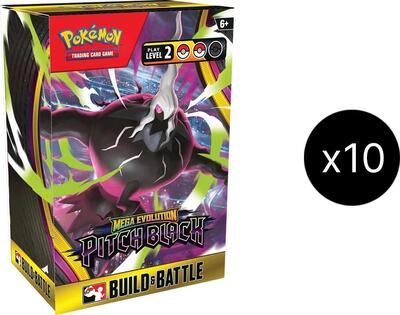 Pitch Black Build & Battle Box Display - ME05: Pitch Black Pokémon spoiler