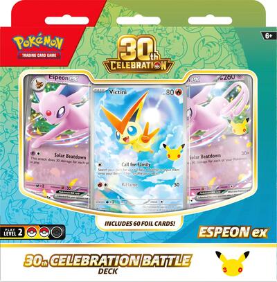 30th Celebration Battle Deck [Espeon ex] - ME: 30th Celebration Pokémon spoiler