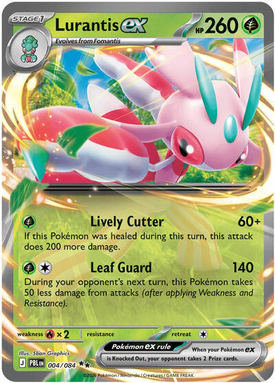 Lurantis ex - 004/084 - ME05: Pitch Black Pokémon spoiler