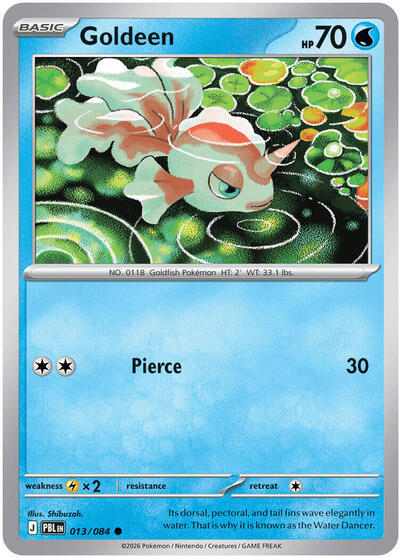 Goldeen - 013/084 - ME05: Pitch Black Pokémon spoiler