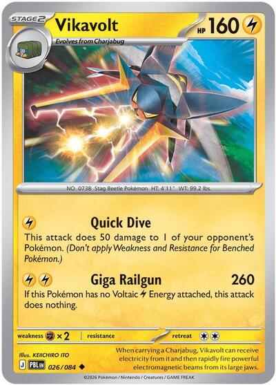 Vikavolt - ME05: Pitch Black Pokémon spoiler