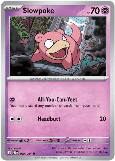 Slowpoke - ME05: Pitch Black Pokémon spoiler