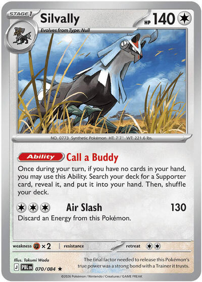 Silvally - 070/084 - ME05: Pitch Black Pokémon spoiler