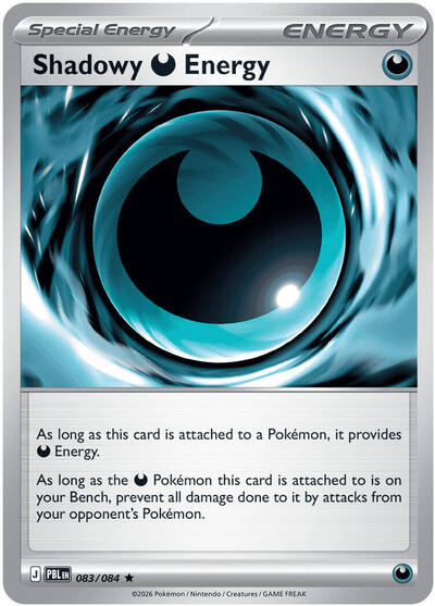 Shadowy Darkness Energy - ME05: Pitch Black Pokémon spoiler