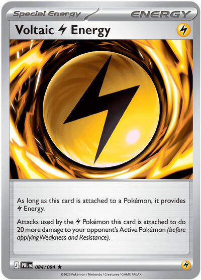 Voltaic Lightning Energy - ME05: Pitch Black Pokémon spoiler