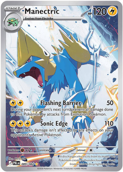Manectric - 089/084 - ME05: Pitch Black Pokémon spoiler