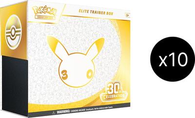 30th Celebration Elite Trainer Box Case - ME: 30th Celebration Pokémon spoiler