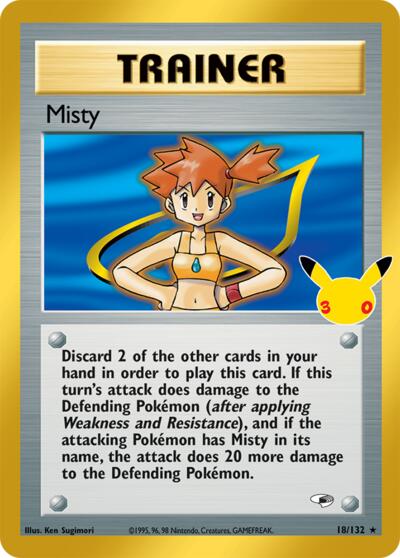Misty - ME: 30th Celebration Classic Collection Pokémon spoiler
