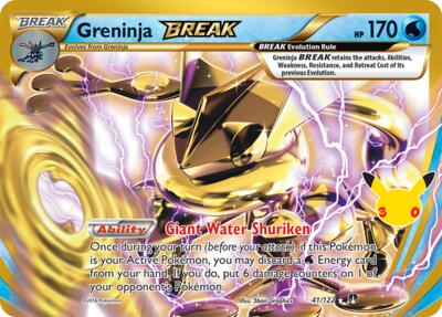 Greninja BREAK - ME: 30th Celebration Classic Collection Pokémon spoiler