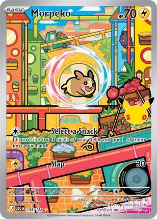 Morpeko - 135/128 - ME: 30th Celebration Pokémon spoiler